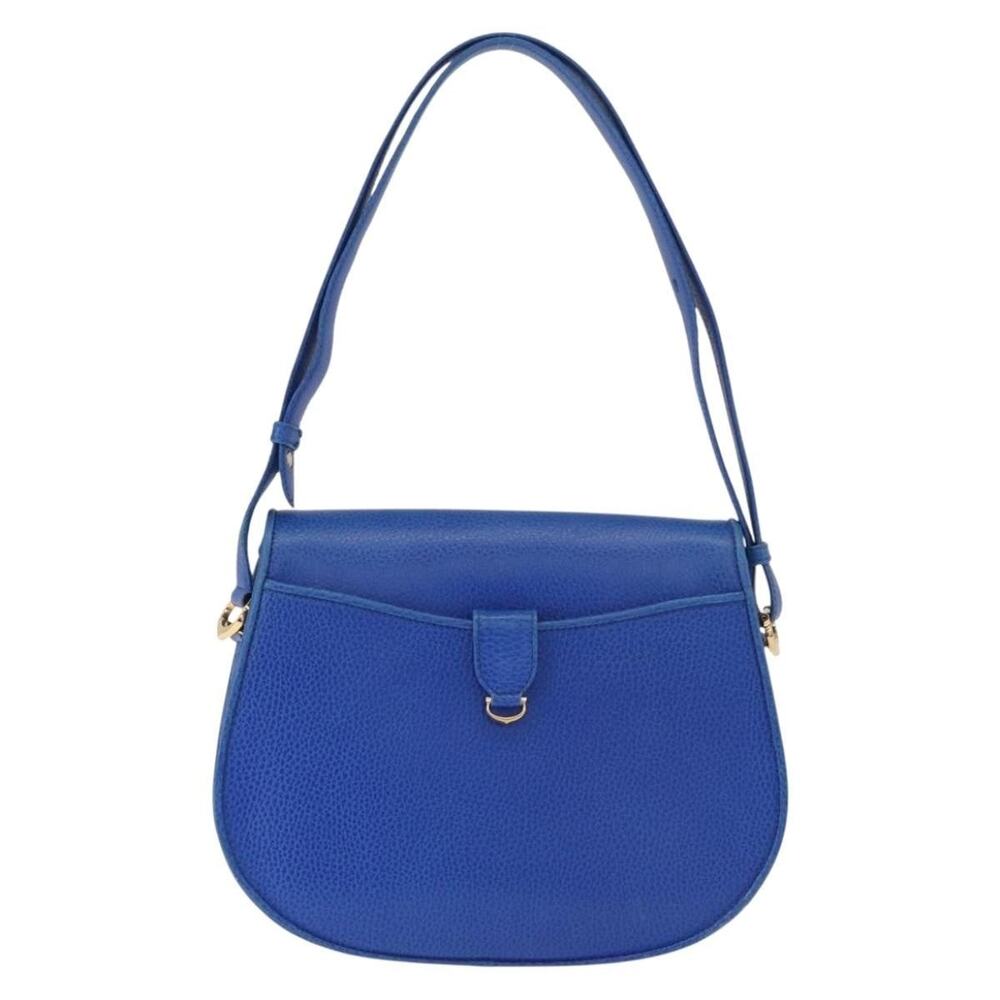 Cartier Leather Must Line Shoulder Bag Blue